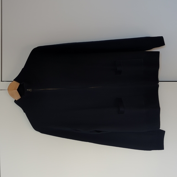 JCrew full zip up sweater. 100% merino wool. - Picture 3 of 8